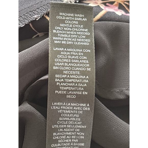 White House Black Market Sleeveless Top Shirt Women Medium Floral Dandelion Lace - Picture 5 of 11